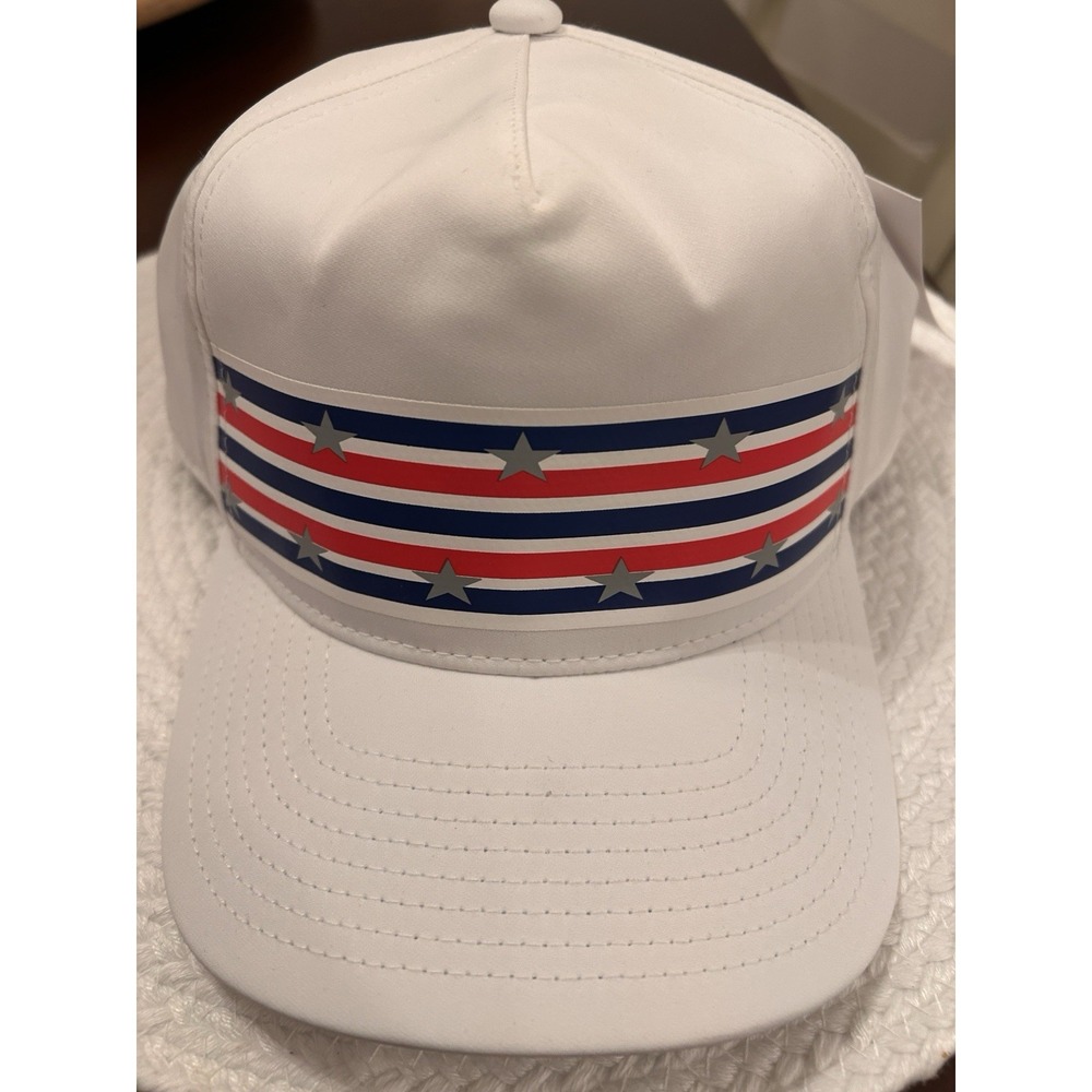 Srixon goft hat polyester, elastine adjustable‎ golf hat white